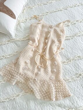 Cream boho dress 🤍